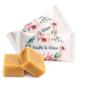 #10012 Karamellbonbons mit Text