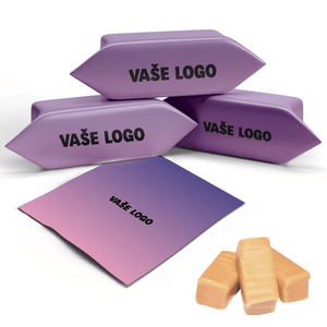 #414 KARAMELKY S VLASTNÝM LOGOM (platiteľ DPH)