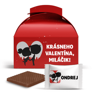 #1006 Čokoládky v krabičke s vlastným textom