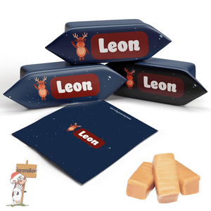 #125 Karamellbonbons mit Text