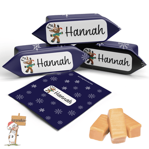 #127 Karamellbonbons mit Text