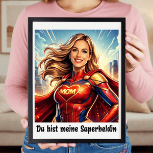 #2004 Bild mit eigener KI-Foto und Text 30x40 cm