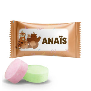 #B247F Bonbons aux fruits personnalises