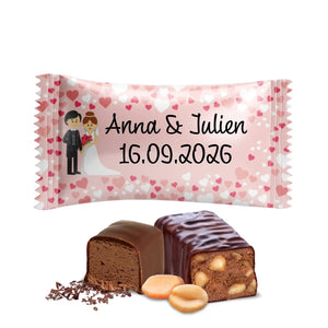 #B345F Bonbons au chocolat de mariage personnalises
