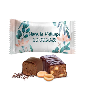 #B352F Bonbons au chocolat de mariage personnalises