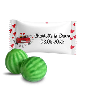 #B443F Chewing-gums de mariage personnalises