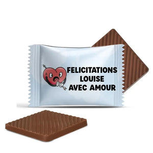 #B44F Mini chocolats personnalises
