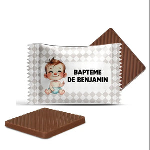 #B5046F Mini chocolats personnalises
