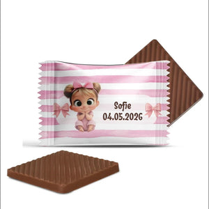 #B5050F Mini chocolats personnalises