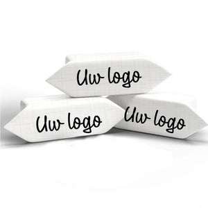#B4303E Karamelbonbons met logo