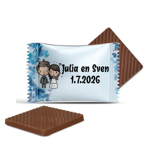 #N08L Mini chocolaatjes met tekst