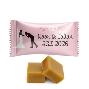 #N156L Karamelbonbons Excellence met eigen tekst