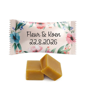 #N159L Karamelbonbons Excellence met eigen tekst