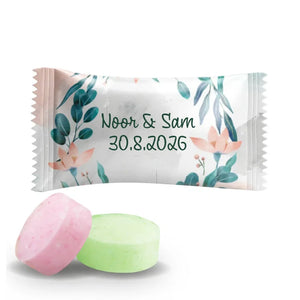 #N209L Fruitbonbons met eigen tekst