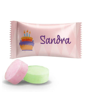 #B234E Fruitbonbons met eigen tekst
