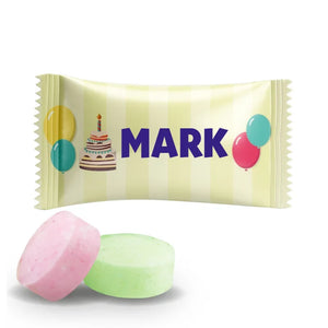 #B235E Fruitbonbons met eigen tekst