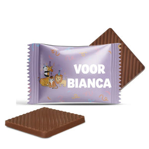 #B27E Mini chocolaatjes met eigen tekst