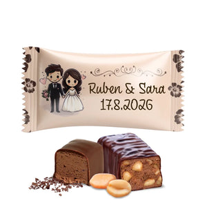 #N344L Chocoladebonbons met eigen tekst