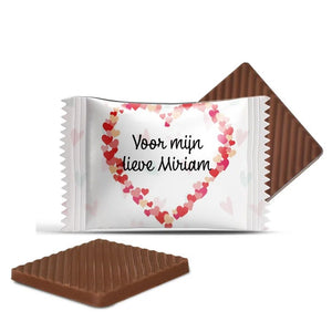 #B42E Mini chocolaatjes met eigen tekst