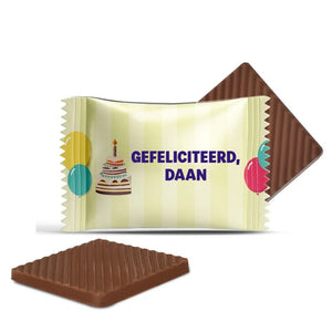 #B50E Mini chocolaatjes met eigen tekst