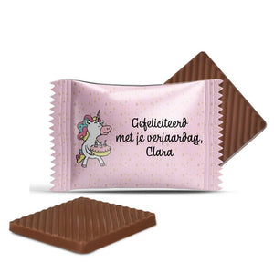 #B51E Mini chocolaatjes met eigen tekst