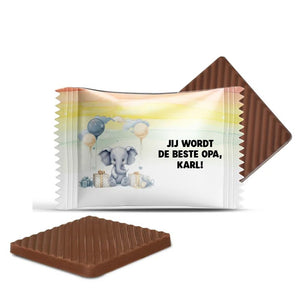 #N61L Mini chocolaatjes met tekst