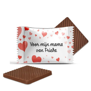 #N73L Mini chocolaatjes met tekst