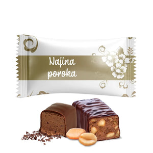 #S347E Čokoladni bonboni z lastnim besedilom za poroko
