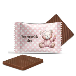 #S54E Mini čokoladice z lastnim besedilom