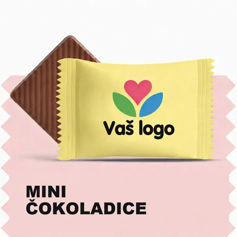 Mini čokoladice z vašim logotipom – Božič
