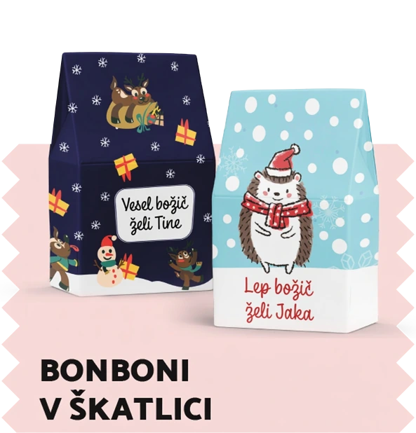 Bonboni v škatlici
