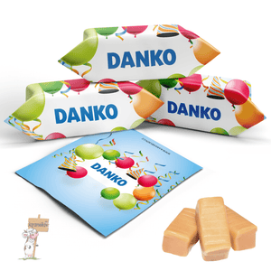 #055 KARAMELKY S VLASTNÝM TEXTOM