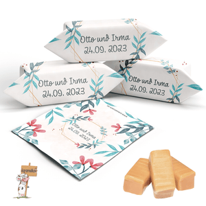 #022 Karamellbonbons mit Text